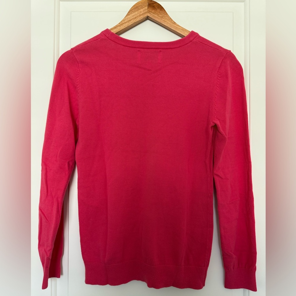 Arnold Palmer Pink Crewneck Sweater | Golf Core Prep Academia Small - Picture 2 of 5